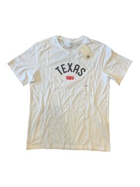 NWT Levi's White "Texas" Graphic Tee Men’s M